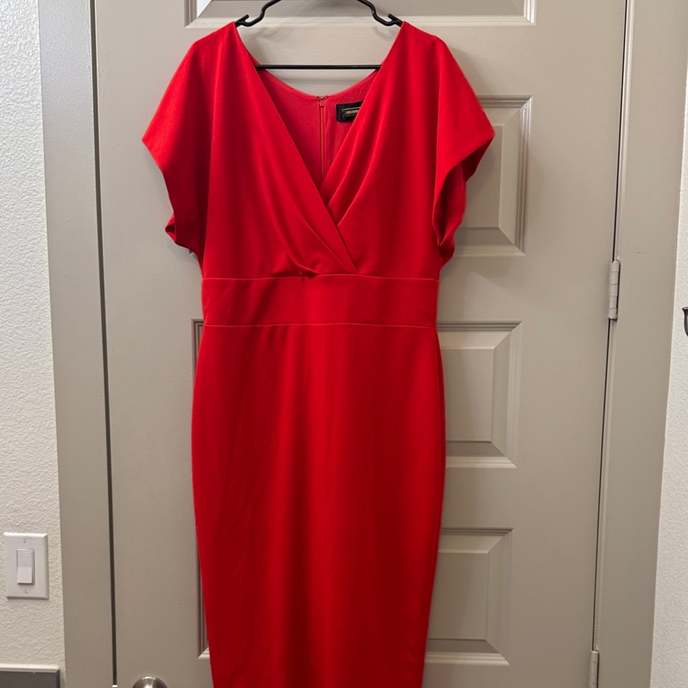Alexia Admor Bold Red Midi Dress